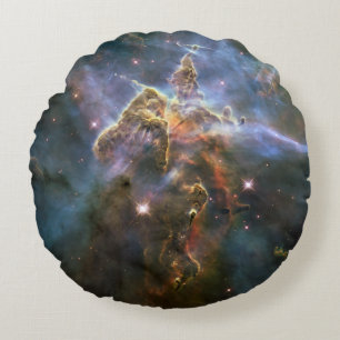 Coussins Ronds La montagne mystique en Carina Nebula Espace Hubbl