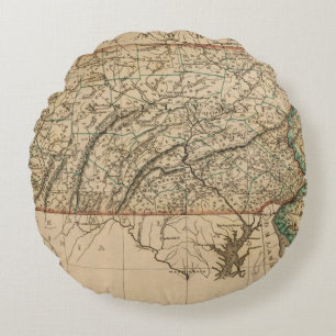 Coussins Ronds La Pennsylvanie, New Jersey