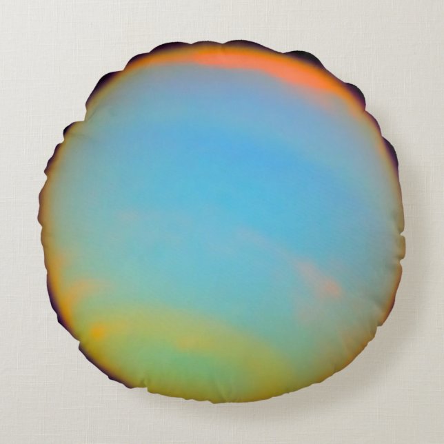 Coussins Ronds La planète Neptune (Devant)