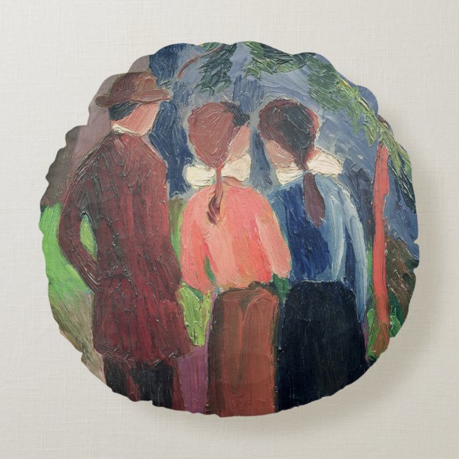 Coussins Ronds La promenade, 1914 (Devant)