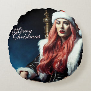 Coussins Ronds La sœur la plus sexy du Père Noël - Joyeux Noël 03