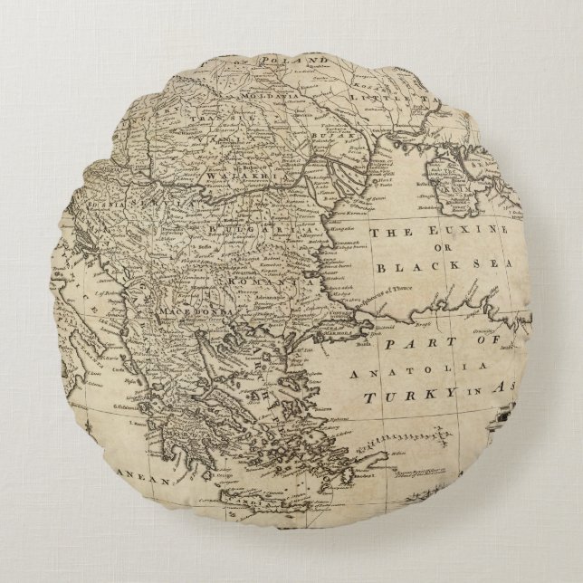 Coussins Ronds La Turquie 2 (Devant)