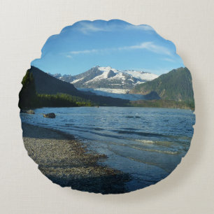 Coussins Ronds Lac Mendenhall dans le paysage de Juneau Alaska