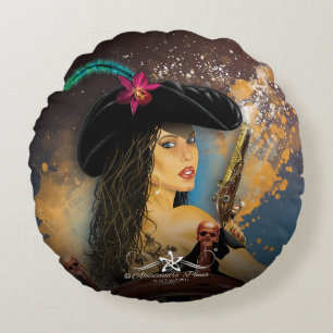 Coussins Ronds Lady Black Corsair