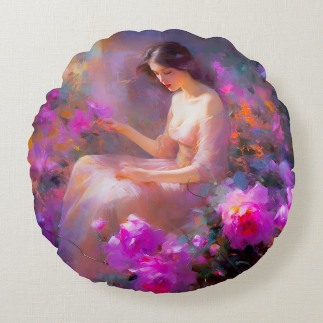 Coussins Ronds Lancer l'oreiller (Devant)