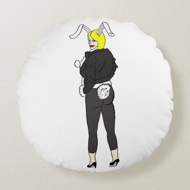 Coussins Ronds lapine (Devant)