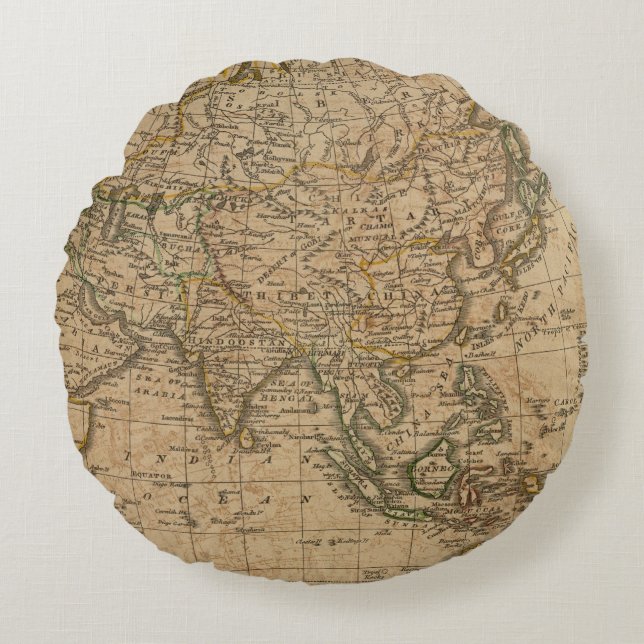 Coussins Ronds L'Asie 24 (Devant)