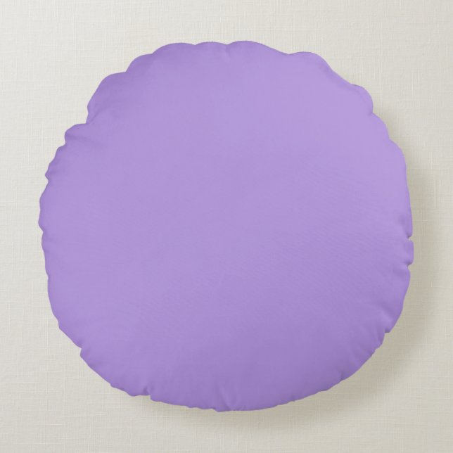 Coussins Ronds Lavande, couleur unie, (Devant)