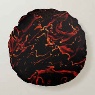 Coussins Ronds Lave chaude - customisez vos propres