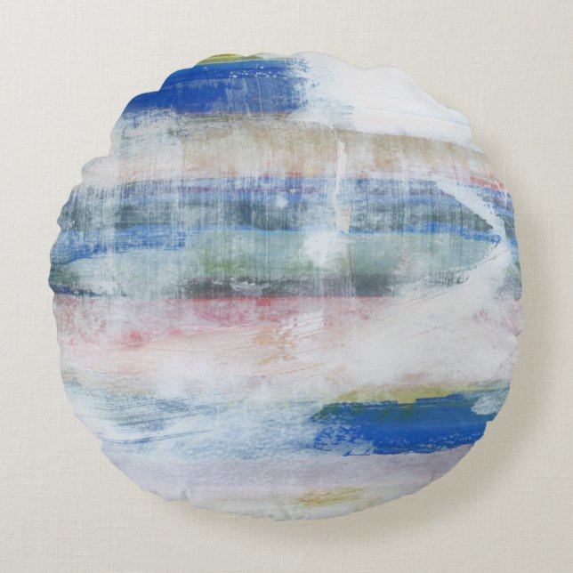 Coussins Ronds Laver blanc II (Devant)