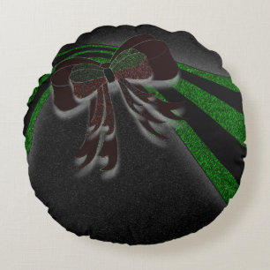 Coussins Ronds Le Bow de Noël -