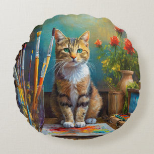 Coussins Ronds Le Chat Artistique