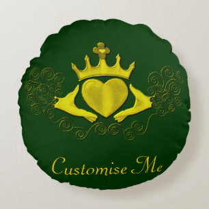 Coussins Ronds Le Claddagh (Or)