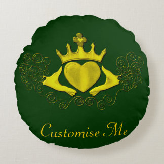 Coussins Ronds Le Claddagh (Or)