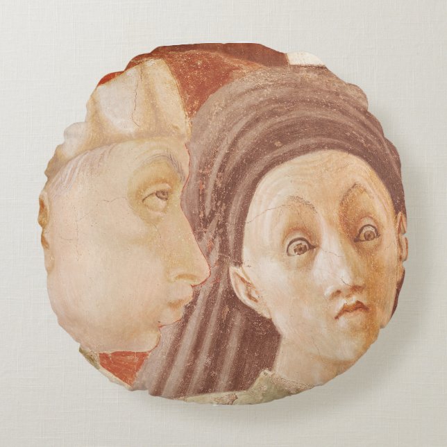 Coussins Ronds Le conflit de St Stephen, 1433-34 (Devant)