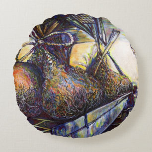 Coussins Ronds Le destin hurlant de la vie