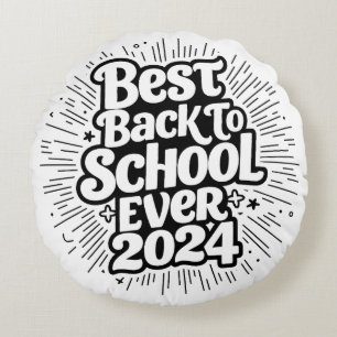 Coussins Ronds Le Meilleur Retour À L'École En 2024 Design