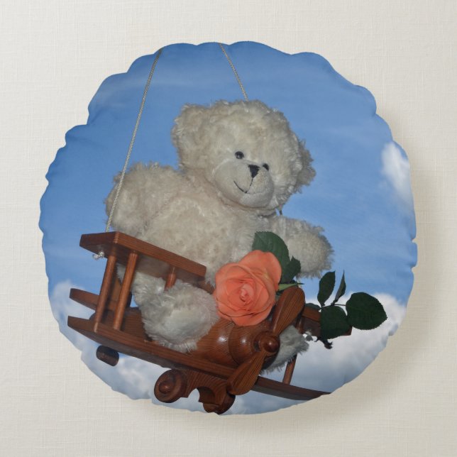 Coussins Ronds Le nounours volant (Devant)