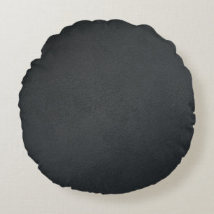 Coussins Ronds Le textile noir en gros plan photographie