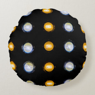 Coussins Ronds LED, fermer l'arrière - plan abstrait.