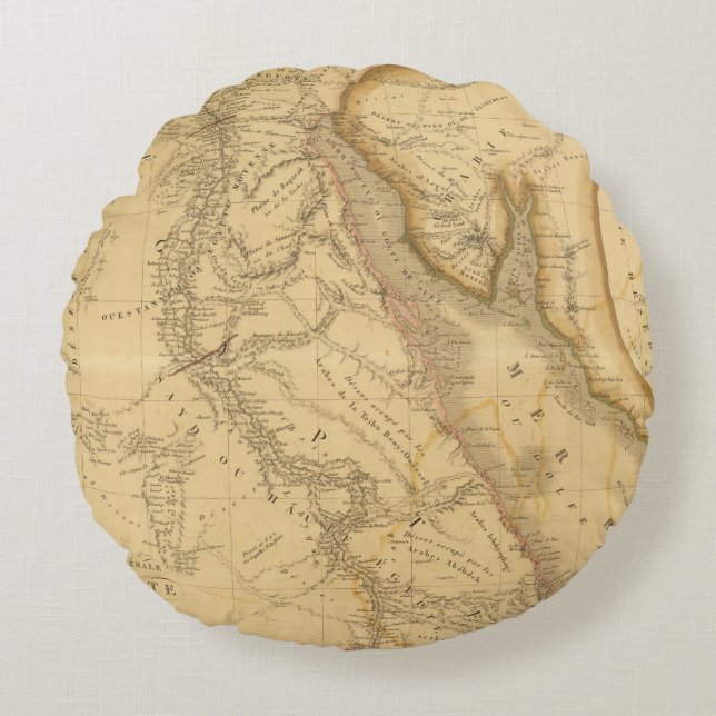 Coussins Ronds L'Egypte 7 (Devant)