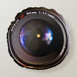 Coussins Ronds Lentille photographique