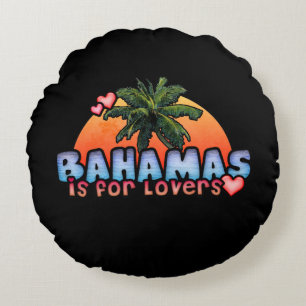Coussins Ronds Les Bahamas sont pour des amants