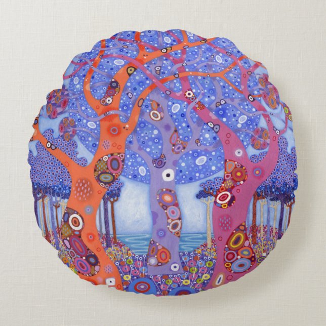 Coussins Ronds Les collines bienvenues 2013 (Devant)