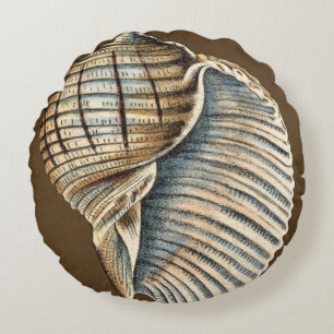 Coussins Ronds Les coquilles de la petite sirène