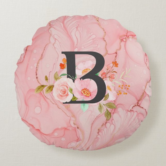 Coussins Ronds Lettre B (Devant)