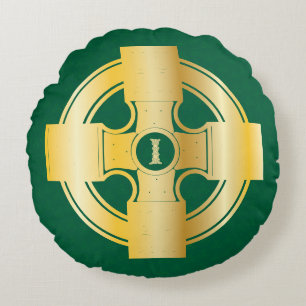 Coussins Ronds LETTRE Céleste KINO I MONogramme