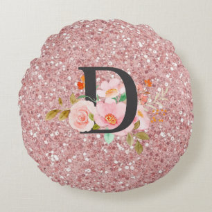 Coussins Ronds Lettre D