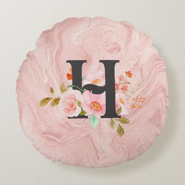 Coussins Ronds Lettre H (Devant)