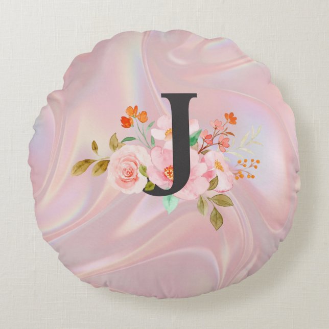 Coussins Ronds Lettre J (Devant)