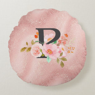 Coussins Ronds Lettre P