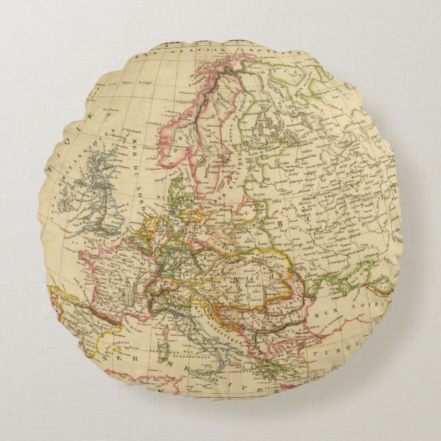 Coussins Ronds L'Europe 27 (Devant)