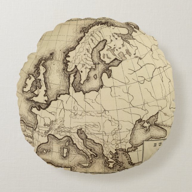 Coussins Ronds L'Europe 45 (Devant)