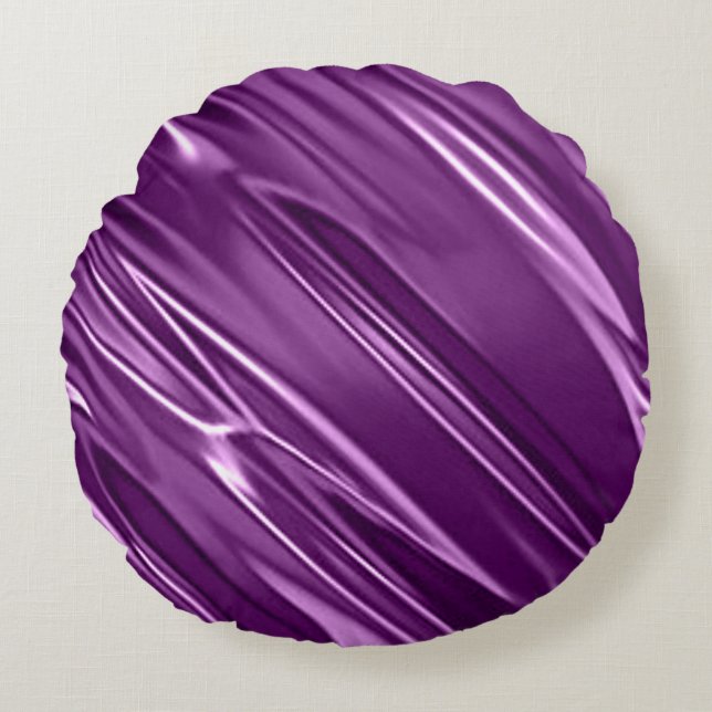 Coussins Ronds Lève ronde violette. (Devant)