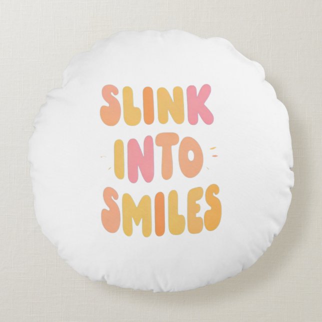 Coussins Ronds Lien vers sourires (Devant)