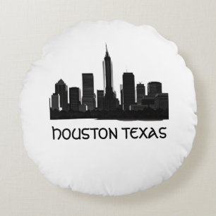 Coussins Ronds Ligne aérienne Houston Texas