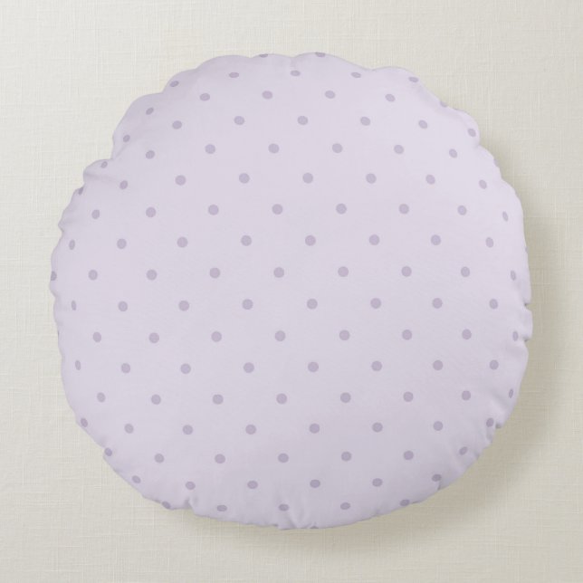 Coussins Ronds Lilas Rose Violet Points (Devant)