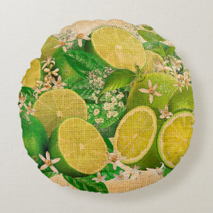 Coussins Ronds Limes et bastide de Bangkok (Crète)