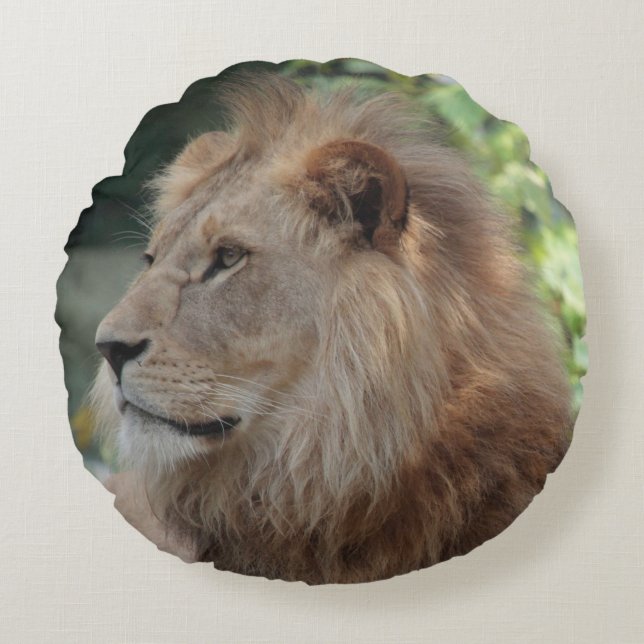 Coussins Ronds Lion 035 (Devant)