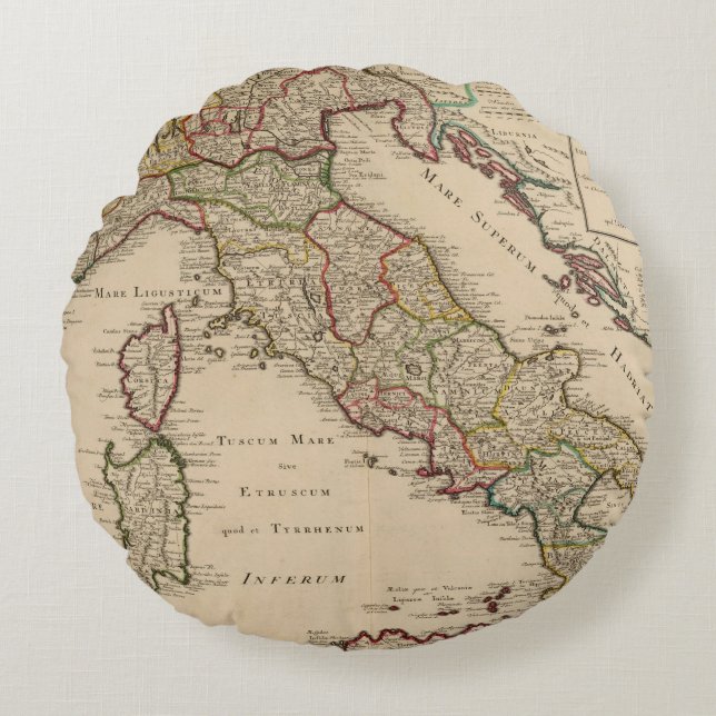 Coussins Ronds L'Italie 16 (Devant)