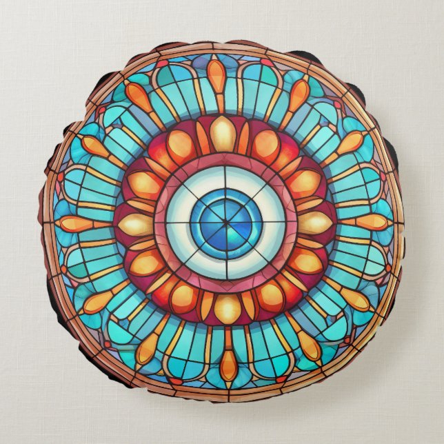 Coussins Ronds L'oeil du dragon (Devant)