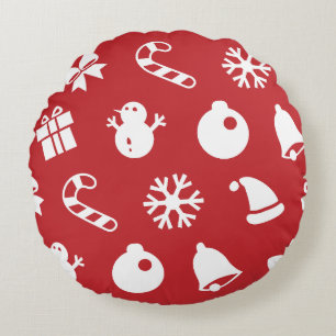 Coussins Ronds Lolailo 12 Joyeux Noël/Feliz Navidad