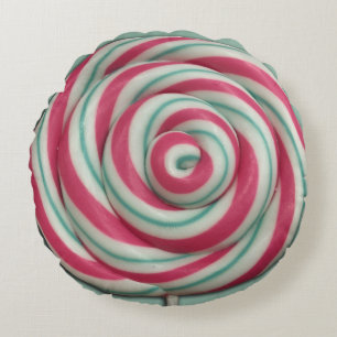 Coussins Ronds Lollipop Candy Swirl