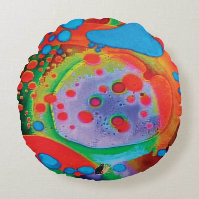 Coussins Ronds Lounge Liquide (Devant)