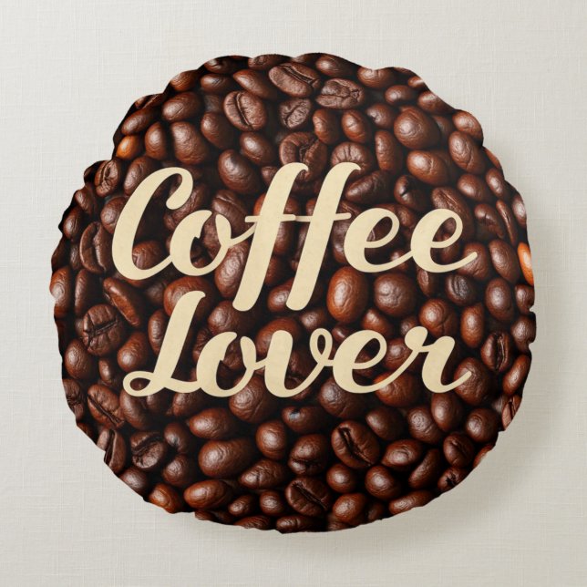 Coussins Ronds Louveur de café (Devant)
