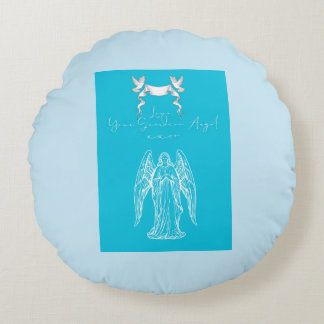 Coussins Ronds Love Letter Design - Love, Your Guardian Angelxxoo